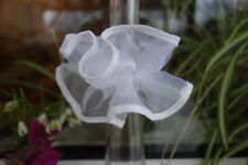 Kerzenrock Tropfschutz  Kommunion Taufe NEU weiß  (D3,5-5cm)