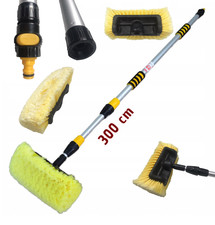 Waschbürste Autowaschbürste Alu-Teleskop 300 cm Teleskopbürste