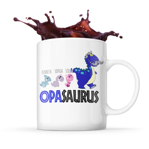 Opasaurus tasse als geschenk - tasse,