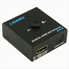 Ligawo 6518761 HDMI ARC Extractor zu SPDIF Toslink