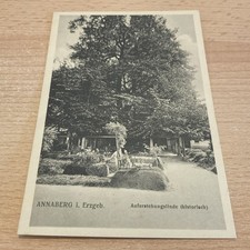 Postkarte Annaberg im Erzgebirge. Auferstehungslinde (historisch)