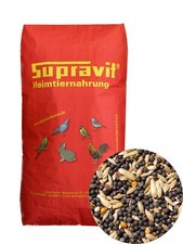 Supravit Kanarienfutter BASIS - 25kg Sack schmackhaftes Kanarienvogel Futter 