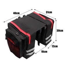 Doppel Fahrradtasche Gepäckträgertasche Satteltasche Wasserdicht Seitentasche