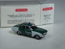 (YG-28) Wiking 8640125 Ford 17M Badewanne Polizei in OVP