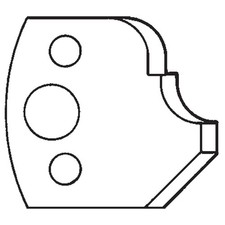 Scheppach Profilmesser Paar