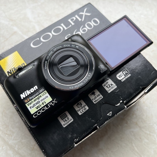 Nikon coolpix s6600 black - nikon,