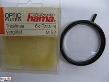 Filter-Abverkauf Foto-Markt Hama Tricklinse 6x Parallel an Objektiv M 52 mm 