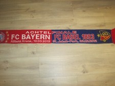 Spielschal FC Bayern München - FC Basel Achtelfinale 2011/2012