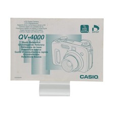 Bedienungsanleitung Casio QV - 4000 basic reference LCD Digitalkamera