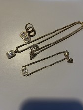 Paul Valentine Set, Kette, Ohrringe & Armband Gold 