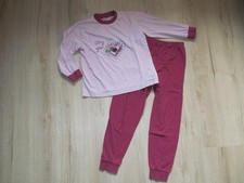 2 Teile Schlafanzug Pyjama Schlafi Nachtwäsche Gr. 128 134