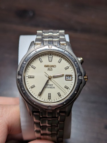 Seiko ags spirit titanium 5m22 - seiko,