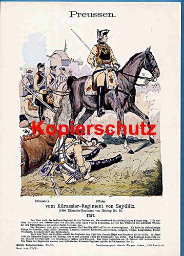 Uniformtafel preussen - preussen,