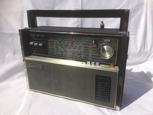 Silver radio - silver,