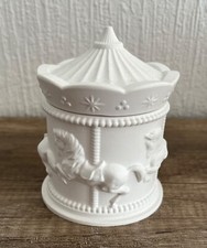 Keramik Dose mit Deckel Zirkus Accessoires Geschenk Weihnachten Advent