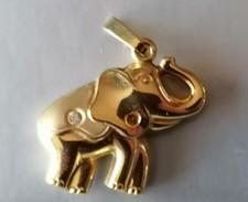 Elefant Anhänger Gold 333