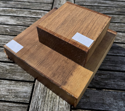 Iroko 10x10x5cm 1st - iroko,