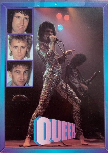 Queen postkarte der rockband - queen,