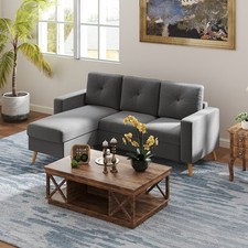 HOMCOM Ecksofa Eckcouch in