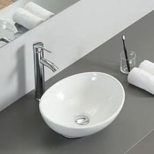 Oval Keramik Waschschale