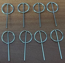 8x Edelstahl Pin Nadel zum Smartphone SIM-Kartenslot Kartenfach öffnen