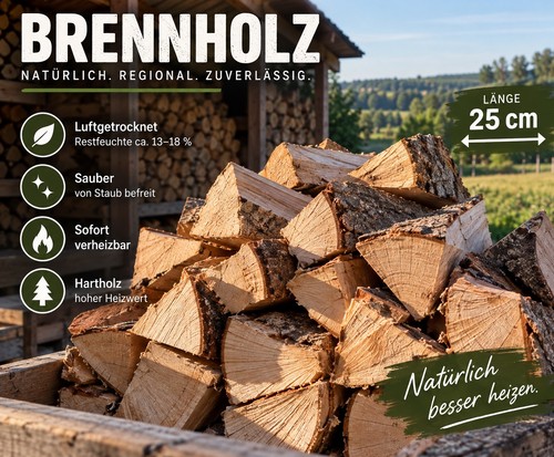 Brennholz 25 kg - brennholz,