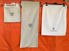 3er Set Dustbags  2 x HERMES XXL, AIGNER Staubbeutel für Taschen Schuhe ect.NEU