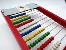 Ddr spielzeug abakus mit uhr - abakus,
