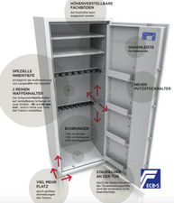 Waffenschrank Waffentresor - Grad / Klasse 0 - 12 Ausführungen - 3 bis 20 Halter