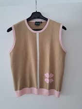 Golf- Sportwear Damen Pullunder Backtee Gr.L  mehrfarbig 