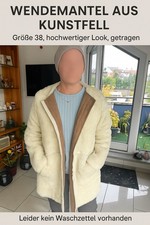 Wendemantel aus Kunstfell