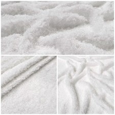 Zottel Stoff Weiß Karneval Fasching Kostüme Dekostoff Bekleidungsstoff