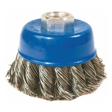 Topfbürste Drahtbürste Kegelbürste gezopft M14 für Winkelschleifer Bürste
