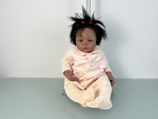 Künstlerpuppe Waltraud Hanl Vinyl Puppe 55 cm. Top Zustand 