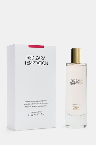 Red zara temptation edp - temptation, ml