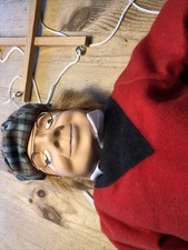 Superschöne große Marionette ca. 50 cm Gesicht, Hände und Füße aus Ton