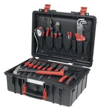 Wiha Werkzeugsortiment Basic Set L Mechanik 37-teilig im Schutzkoffer, 45531