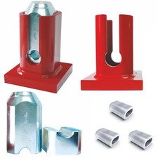 Schlageisen Seilklemmpresse