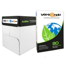 versando EcoWhite 80 - ISO 90 (Blauer Engel) Papier A4 2.500 Blatt80 g/m² 