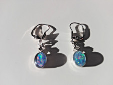 GOLD 333 WEIßGOLD OHRRINGE