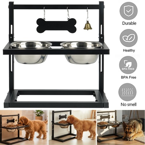 Futterstation hund 2xhundenapf - hund,