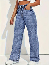 Damen Mom Jeans Stretch