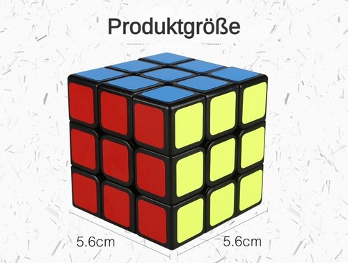 Zauberwürfel 3x3x3 klassisch - 3x3x3,