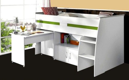Hochbett kinderbett mit - kinderbett,
