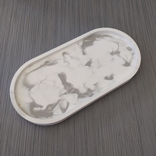 Tablett oval dekotablett - tablett,