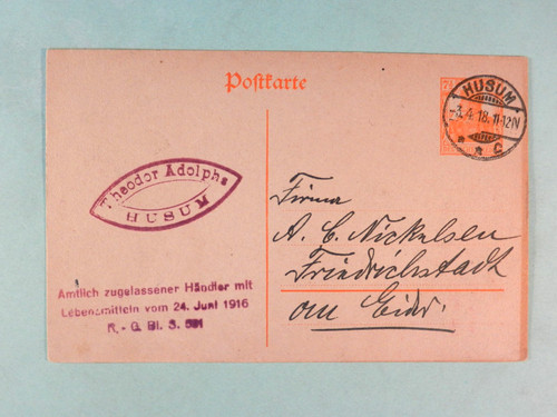Reich ganzsache p 110 - dt.,
