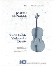 Musiknoten: 12 leichte Cello-Duette Nr. 2