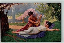 39439789 - sign.Liebscher Ad. Im Liebesgarten Laier ARCiB Nr.974 Kuenstler