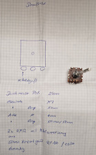 Poti Lautstärkeregler mit Anzapfung 4,0 Mohm - Stereo - Grundig RF160 / CS200