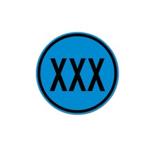 Zahlen Aufkleber Kennzeichnung